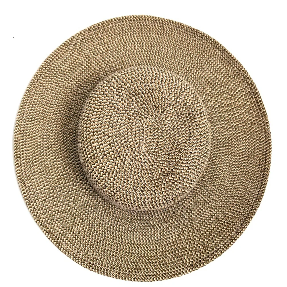 Nine West | Women’s Woven Summer Sun Hat 15” with Brown Band‎ OS